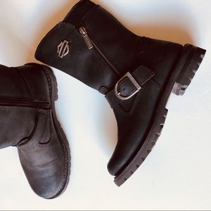 Harley Davidson Leather Boots Size 6
